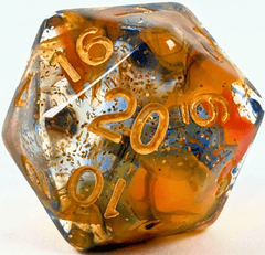 XL D20: COSMIC CLIFFS W/ SYMBOL 30MM